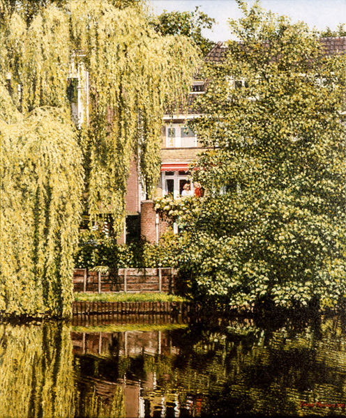 Huize Middelburg/Zwolle (2001, by commission) - oil on linen - 72 x 60 cm - Sold