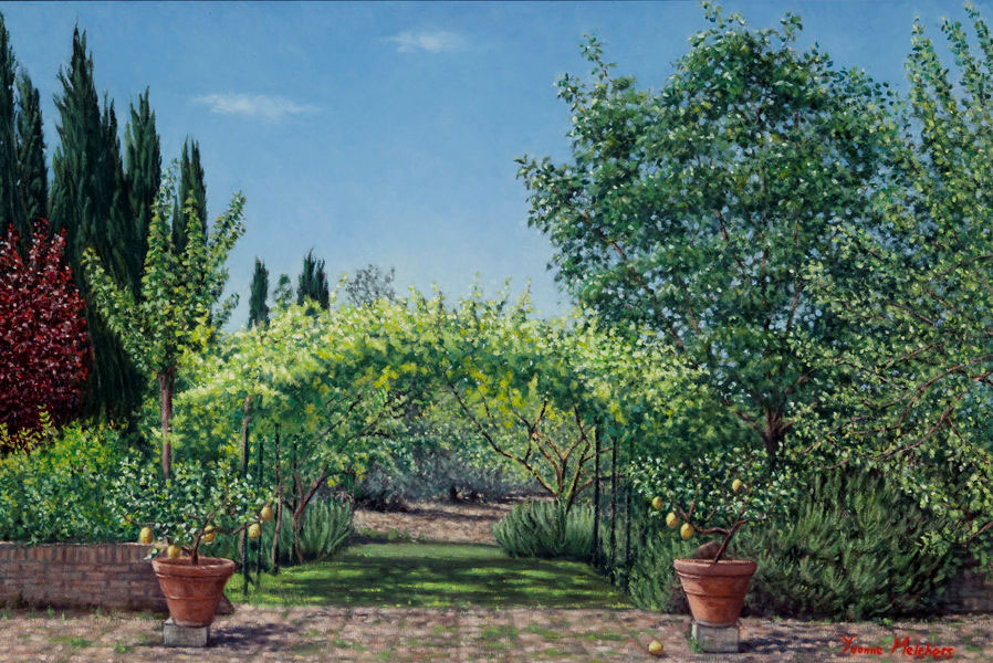 L'Orto di Francesca (2004) - oil on linen - 40 x 60 cm - Sold