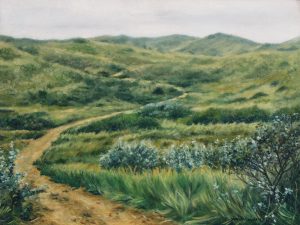 In the dunes near Egmond, oil on canvas 30x40cm Euro 950 (available at Gallery Rijlaarsdam, Nieuwkoop, The Netherlands)